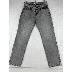 Old Navy Womens Size‎ 4 Gray Acid Wash Mid Rise Boyfriend Jeans